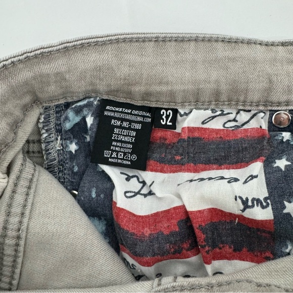 Rockstar Original RSM225 Super Stacked Flare Denim Jeans Mens 32x45 - Picture 10 of 15